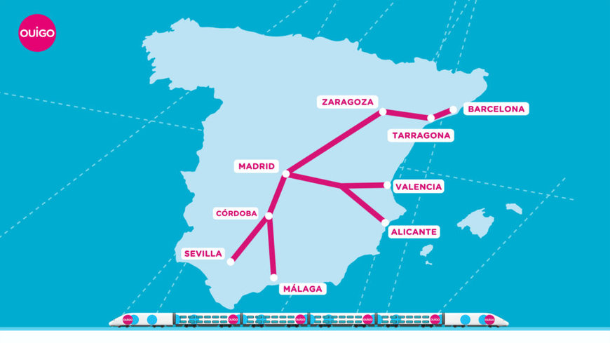 OUIGO lance sa première ligne à grande vitesse en Espagne